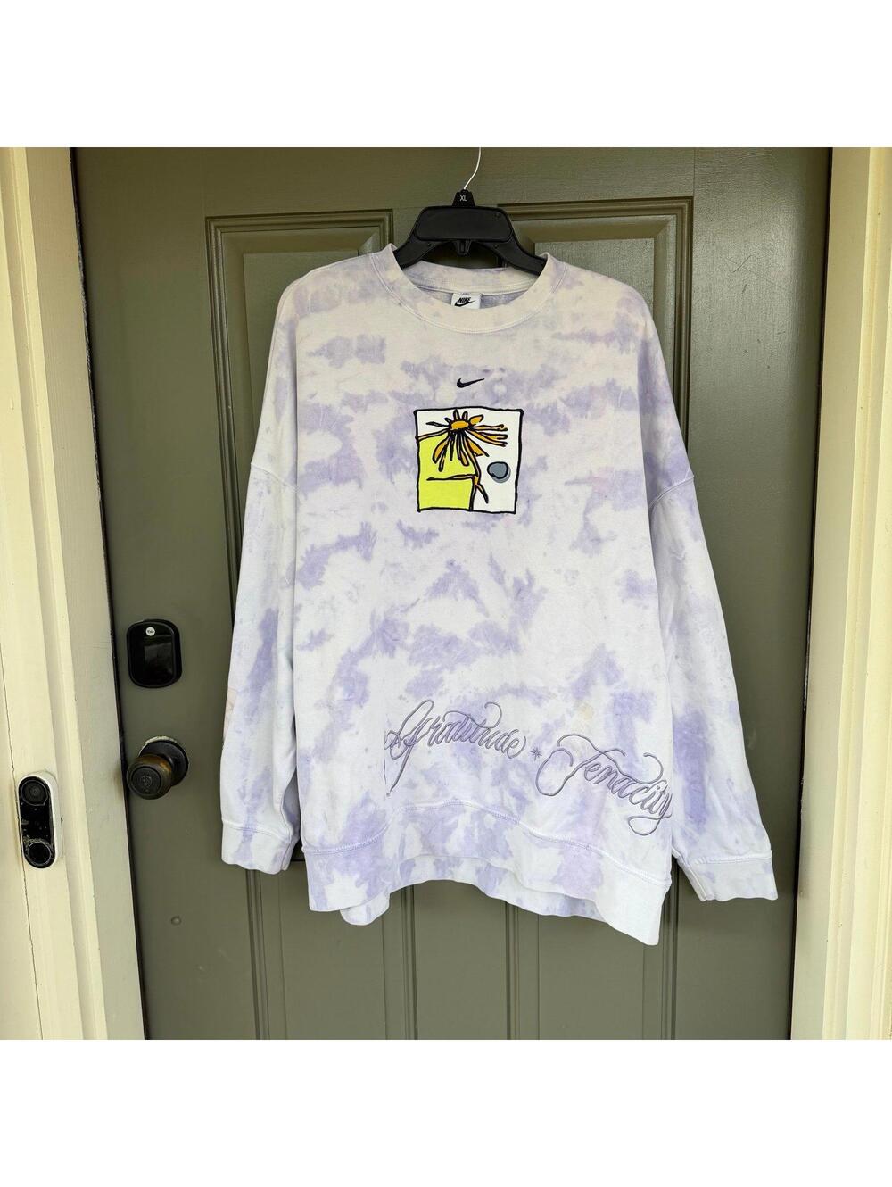 Nike Sportswear NWRC Oversized Fleece‎ Sweatshirt  Venice Tie Dye Medium